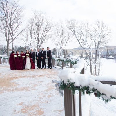 Deerhurst resort Huntsville Winter Wedding Photos