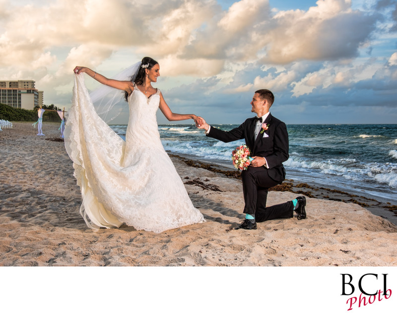 Wedding First Dance upon the Beach