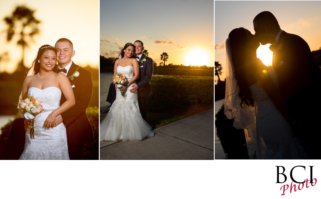 romantic sunset wedding album designs
