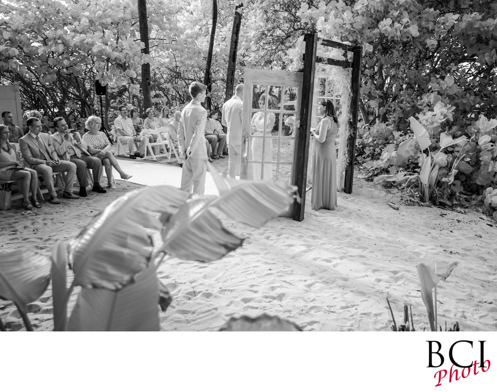 Infrared wedding images that rock