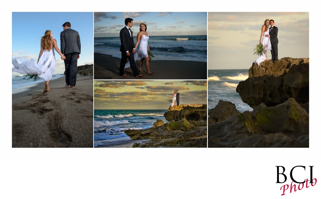 Beach wedding photographers on the Treasure Coast