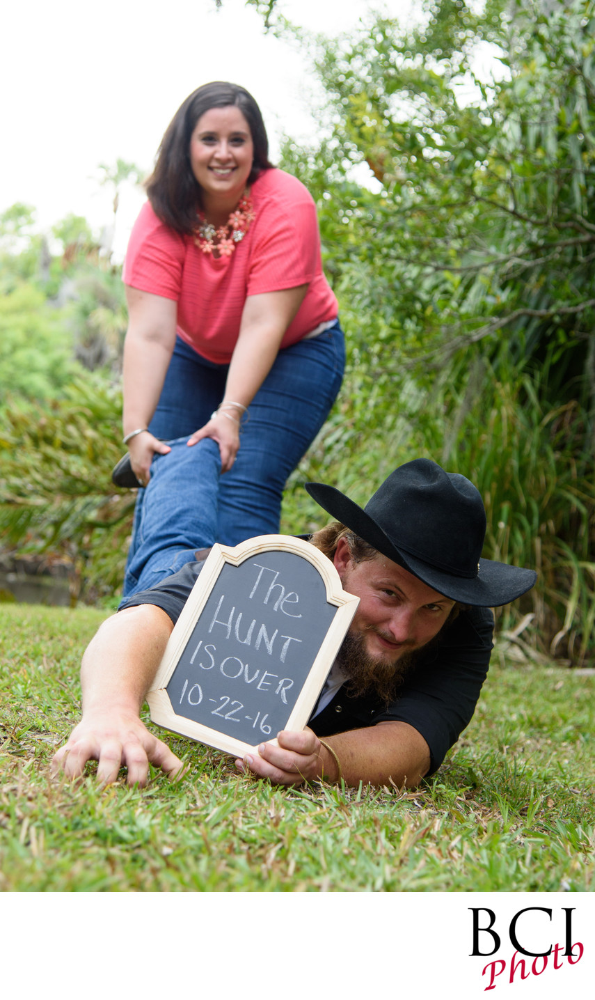 Pinterest syled Florida Engagement Session Images