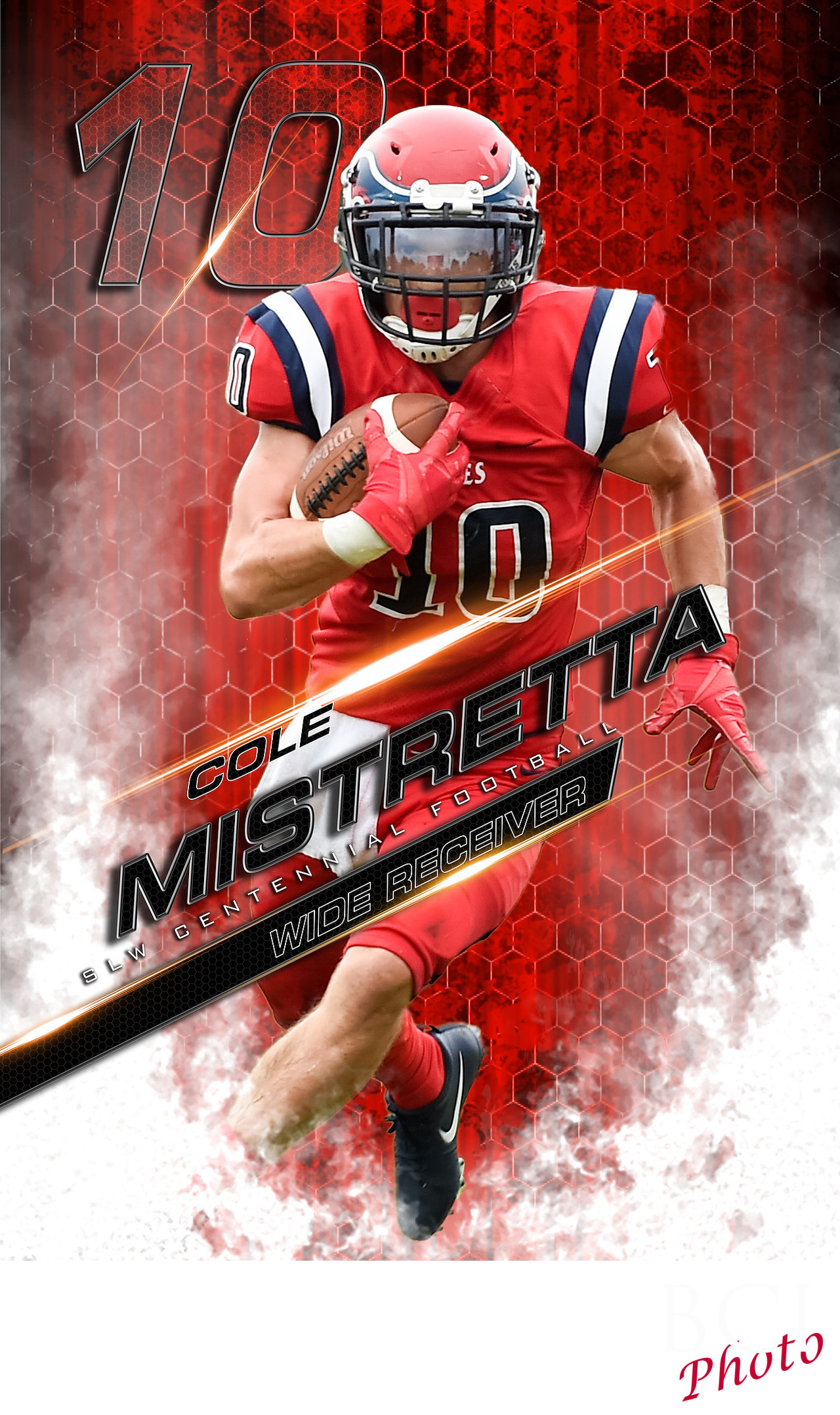 Custom Sports Banner for Football - Brad's Creative Images