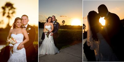 romantic sunset wedding album designs
