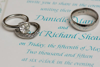 Wedding ring detail shots 