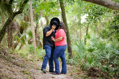 Engagement Sessions in the woods near me