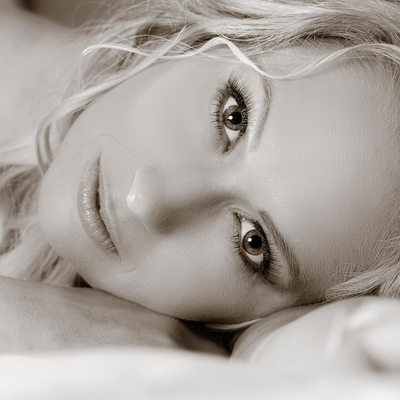 Amazing Eyes shot as part of a boudoir session