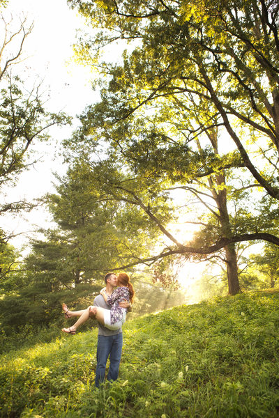 Biltmore Estate Engagement Photo by Aaron