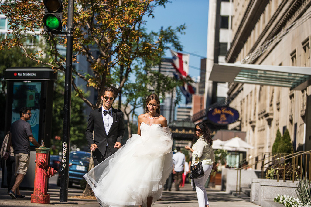 Wedding Photography in Downtown Montreal