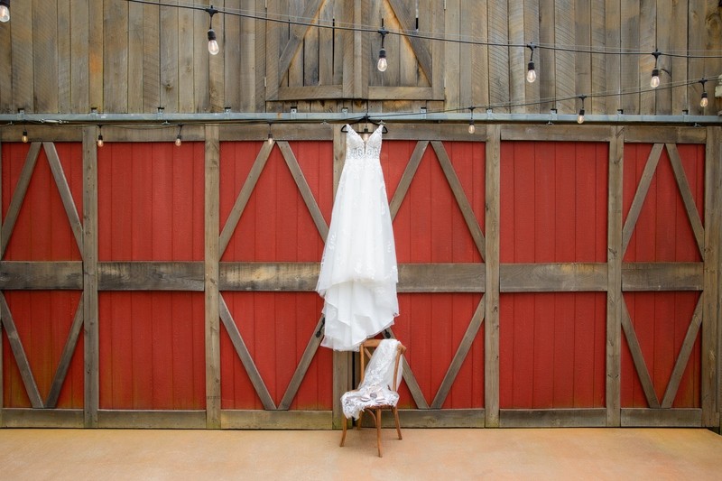 Mountain Mist Farms Wedding Dress Display