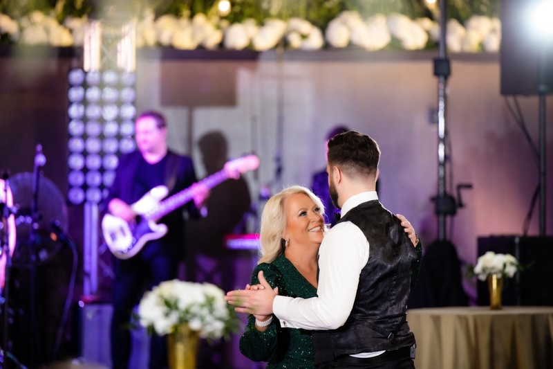 Groom’s Mother–Son Dance at Press Room