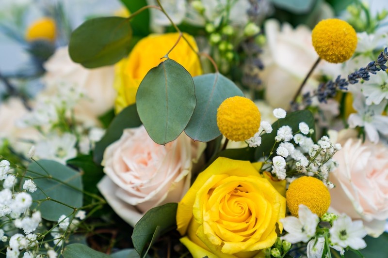 Vibrant Wedding Bouquet at Ramble Creek Wedding