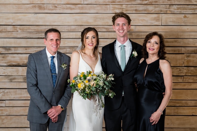 Bride and Groom with Groom’s Parents