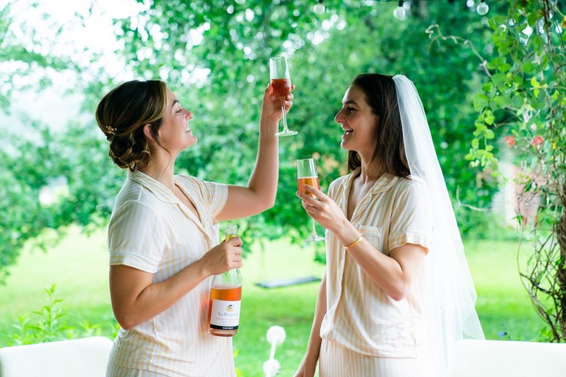 Bride Toast at Barn at Highpoint Farms Wedding