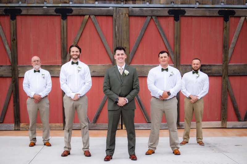 Mountain Mist Farms Groomsmen Portrait