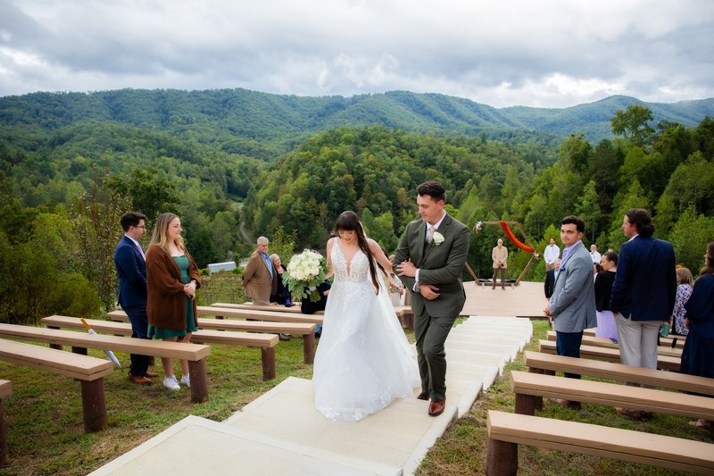 Mountain Mist Farms Newlyweds Walk