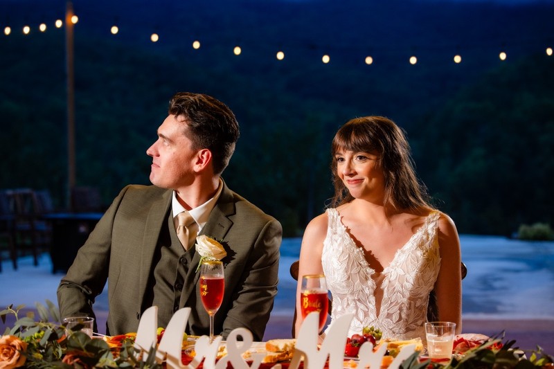 Mountain Mist Farms Bride and Groom Reception
