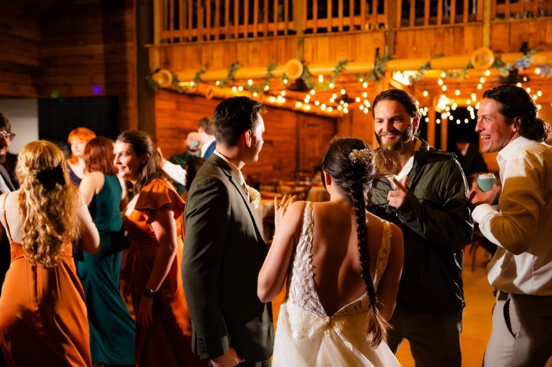 Wedding Reception Fun at Mountain Mist Farms