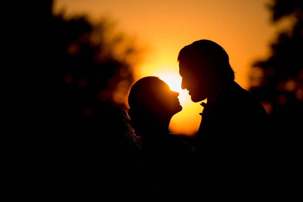 Maryville College Wedding Sunset Photo