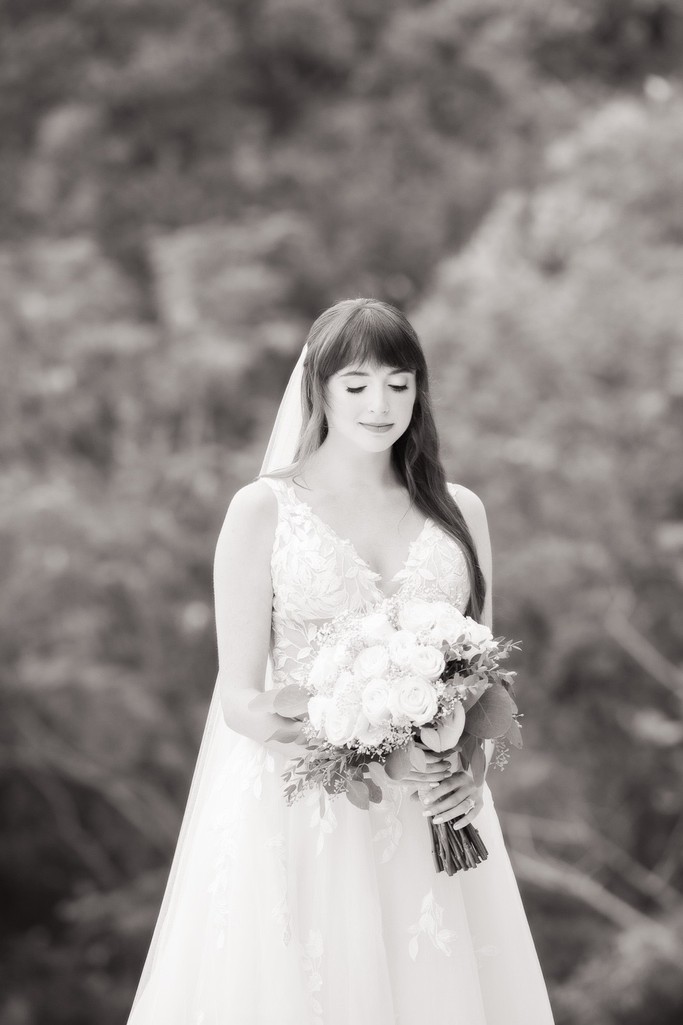 Elegant Bride at Mountain Mist Farms