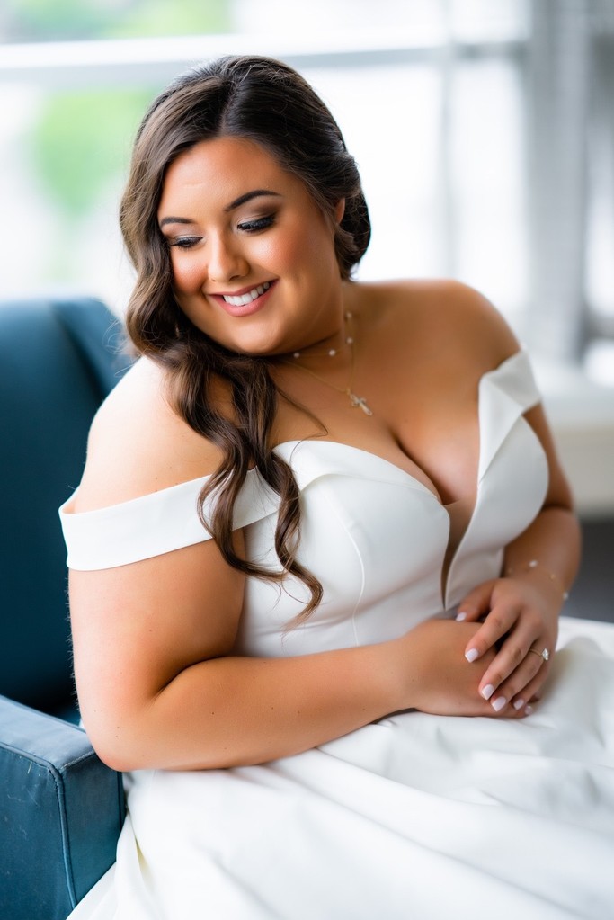Radiant Bride at Press Room Wedding