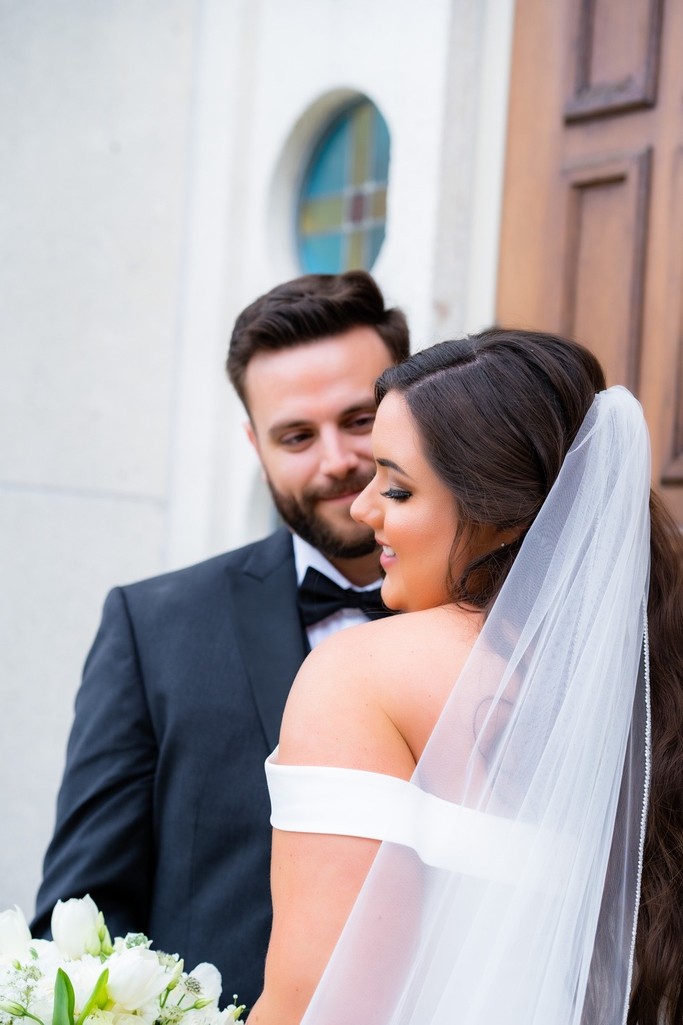 Romantic Portrait at Press Room Wedding