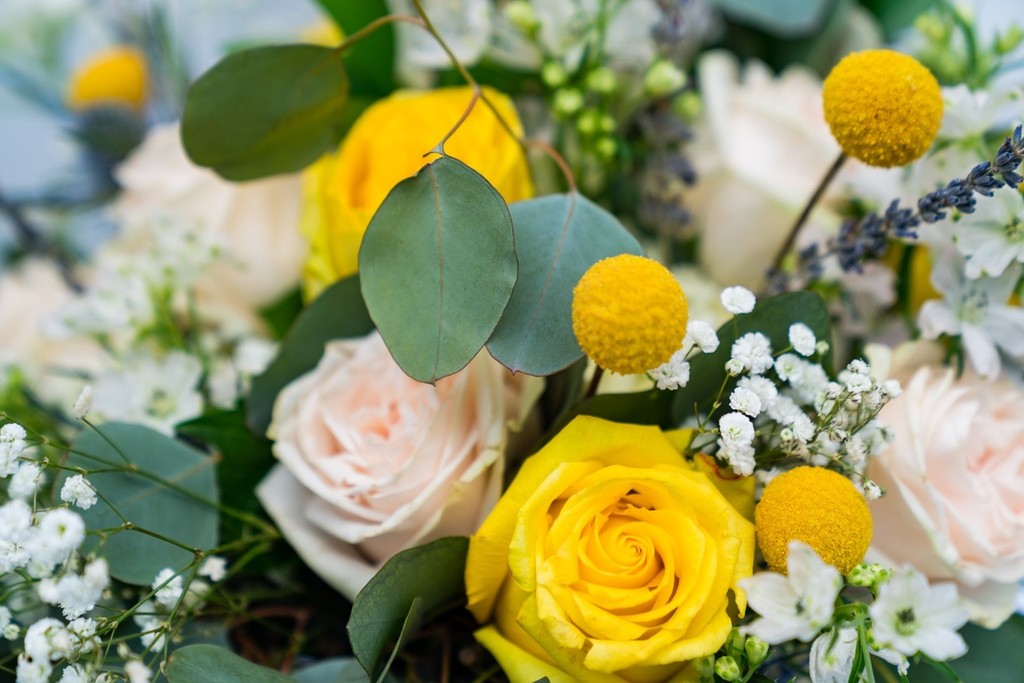 Vibrant Wedding Bouquet at Ramble Creek Wedding