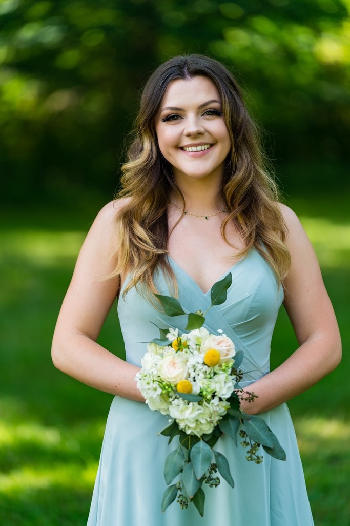 Beautiful Bridesmaid Portrait at Ramble Creek Wedding