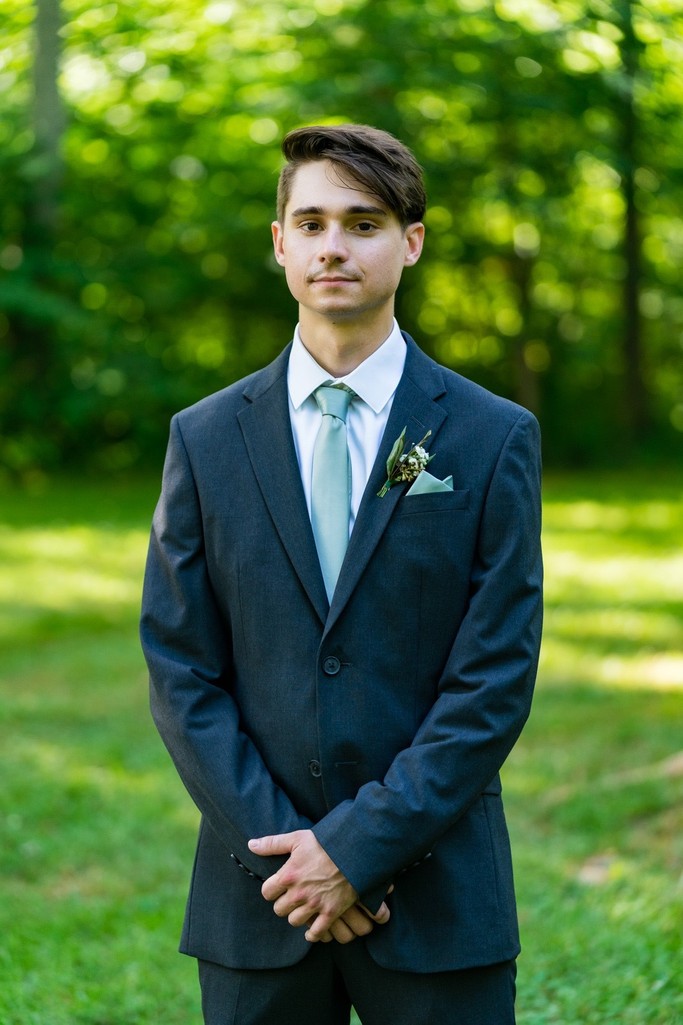 Groomsman Portrait at Ramble Creek Wedding