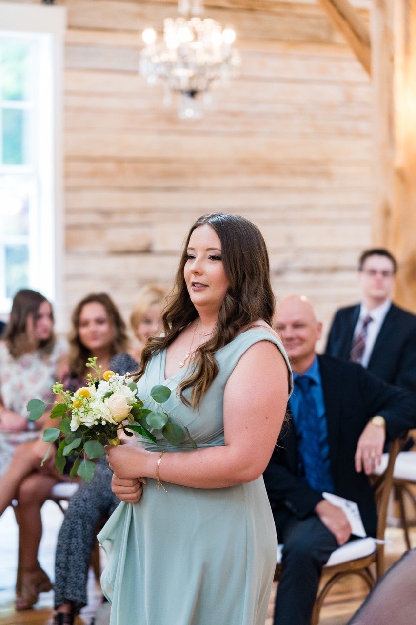 Bridesmaid Entering Ceremony Space