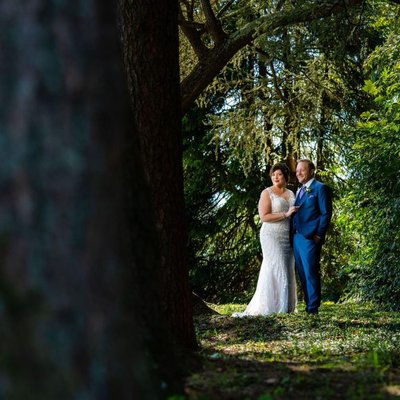 Bride & Groom Photo At Knoxville Botanical Gardens