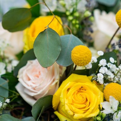 Vibrant Wedding Bouquet at Ramble Creek Wedding