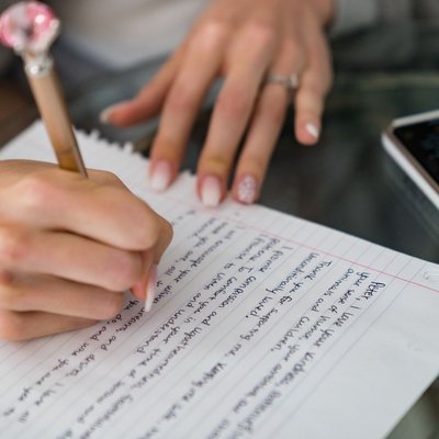 Writing Wedding Vows at Ramble Creek Wedding