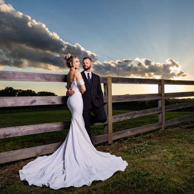 Sunset Wedding Photo at The Julianna Venue