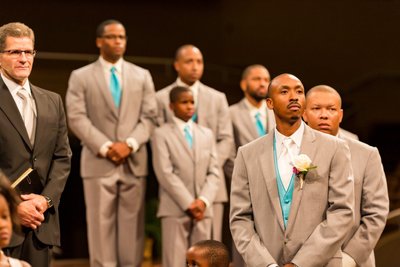 Groom Waiting For His Bride