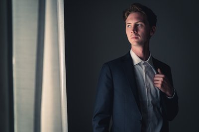 Groom Portrait at Ramble Creek