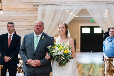 Bride’s Entrance at a Ramble Creek Wedding