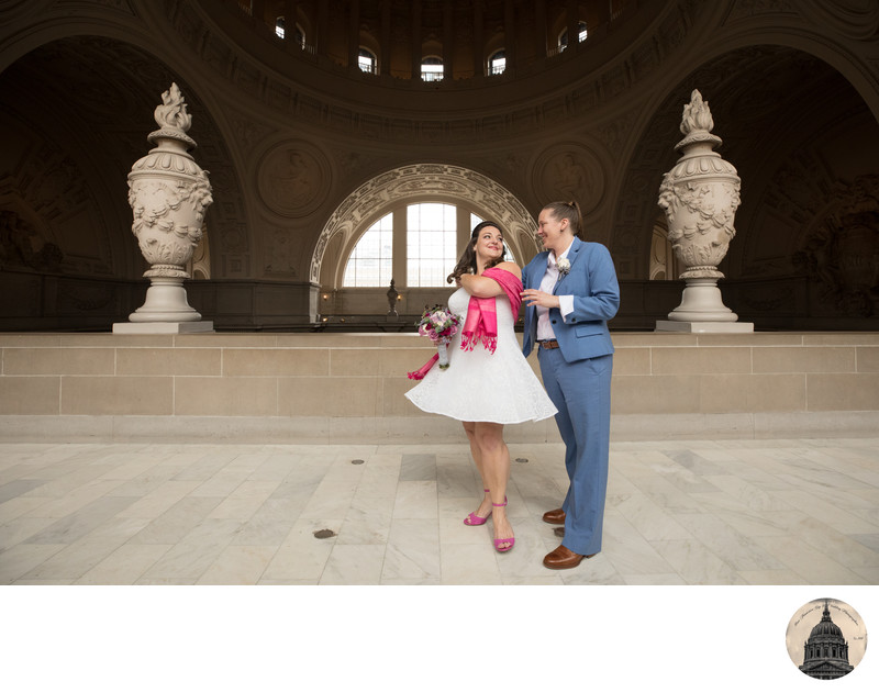 4th Floor Same Sex San Francisco City Hall Wedding San Francisco