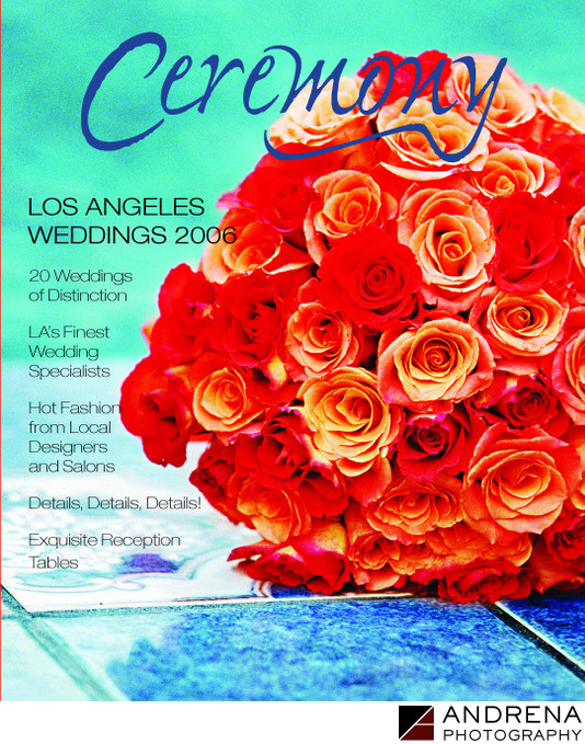 Ceremony Magazine Cover Bouquet Los Angeles