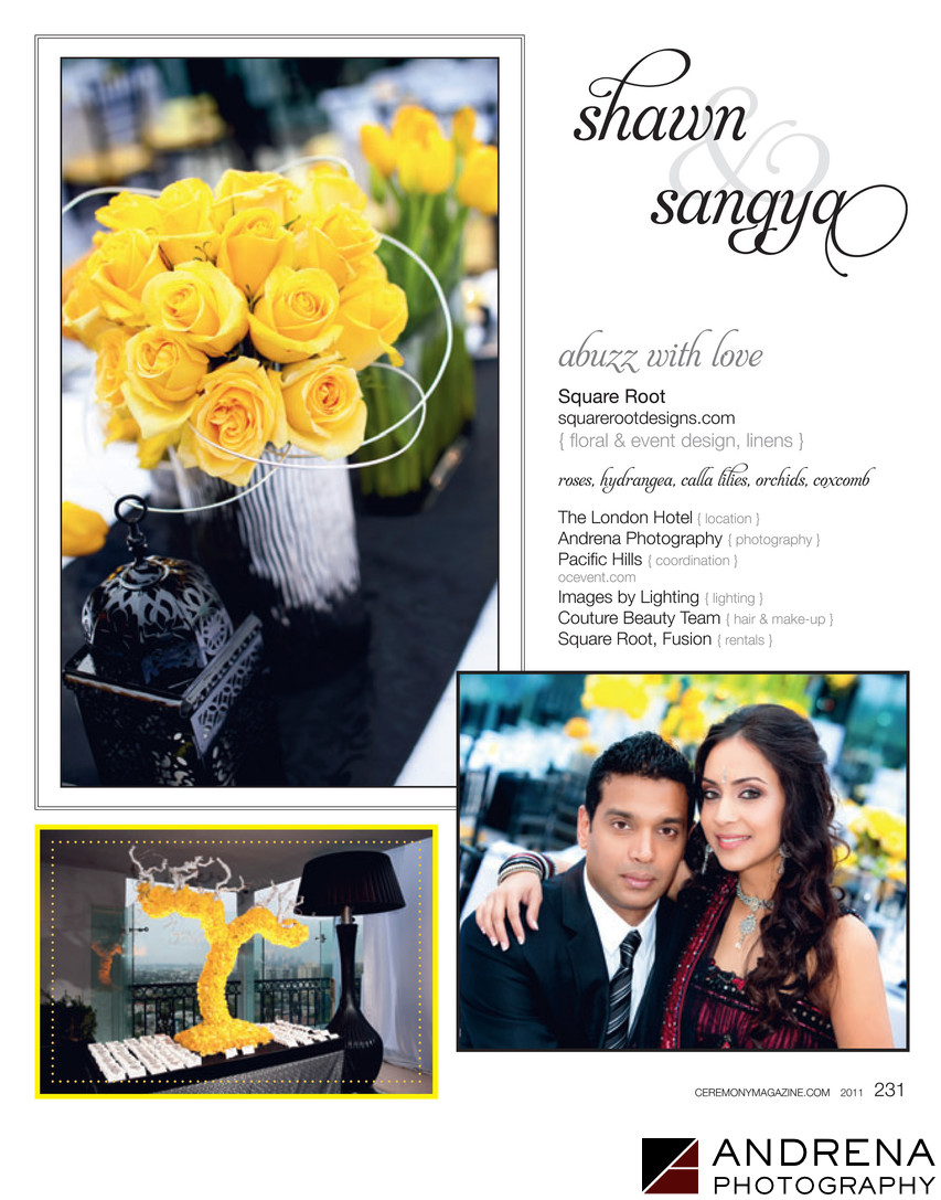 Yellow Wedding Decor Ceremony Magazine