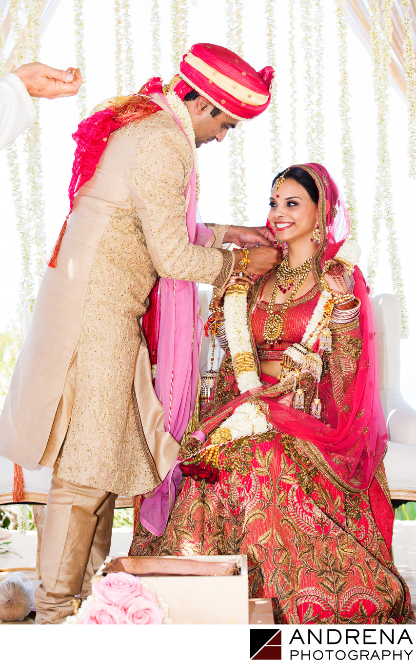 Mangalsutra Ritz Carlton Laguna Niguel Indian Wedding Photographer
