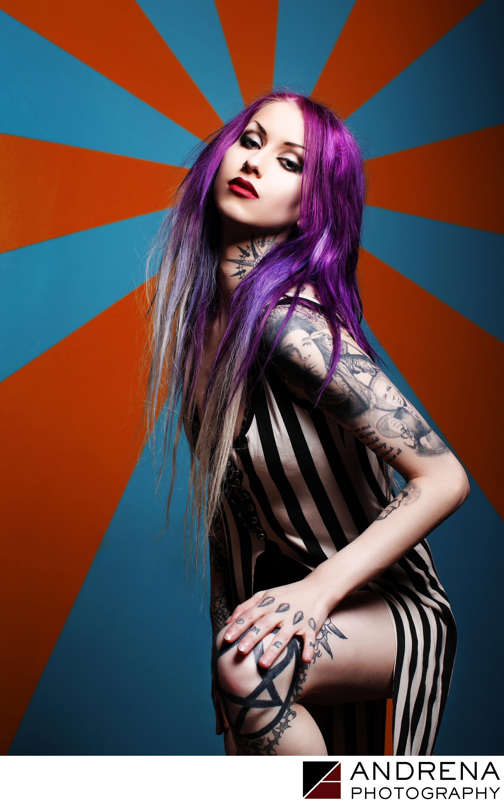 Tattoo Model Photographer Los Angeles Shelly d'Inferno Los Angeles