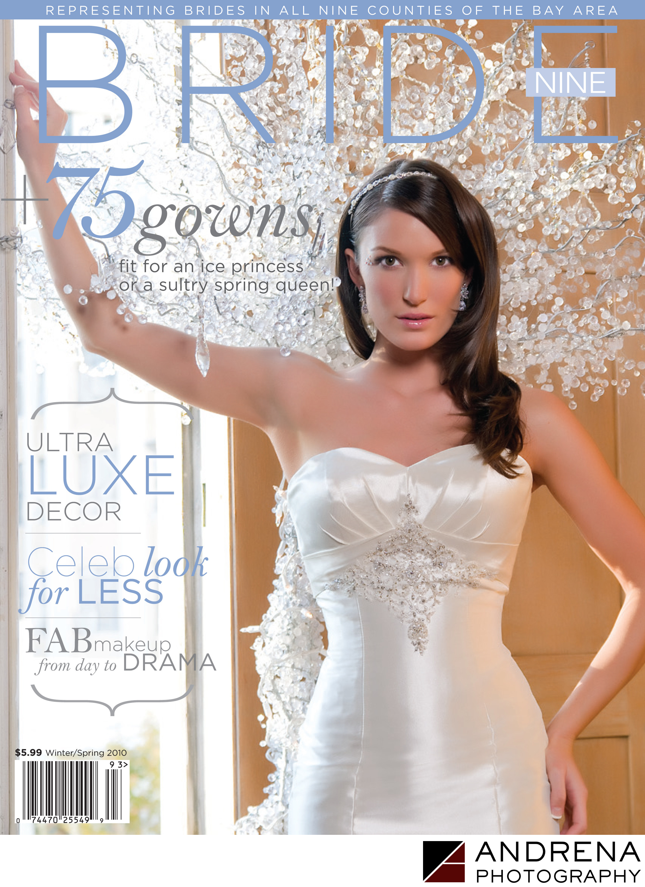 Bride Magazine Wedding Dresses - Photographer Dina Douglass - Published