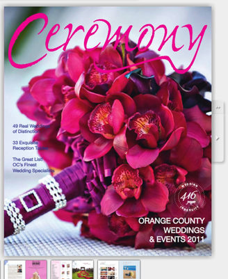 Ceremony Magazine Cover Bouquet