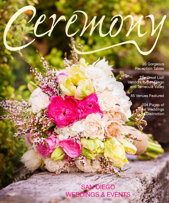Ceremony Magazine Cover Bouquet Spring