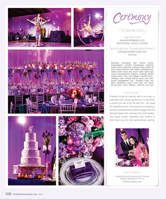 Purple Wedding Decor Square Root Ceremony Magazine