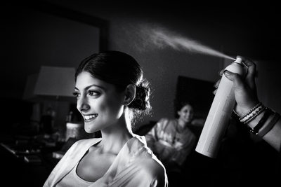 St Regis Indian Wedding Photographer Bride Getting Ready