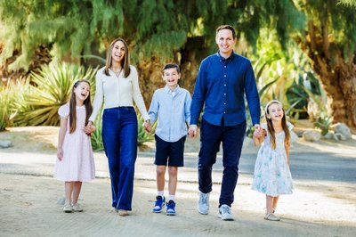 Palm Springs Family Portraits Smoke Tree Ranch