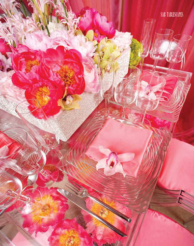Pink Flowers Bloom Box