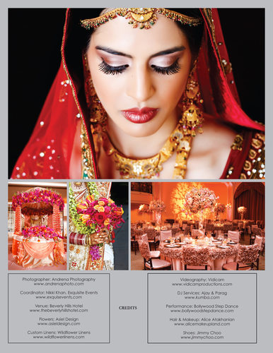 Beverly Hills Hotel Wedding South Asian Bride Magazine